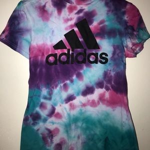 Custom Tie Dye Adidas Shirt
